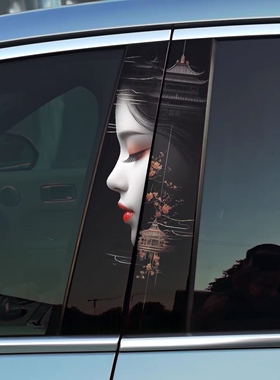 适保时捷MACAN卡宴帕拉梅拉Panamera汽车门中B柱C后窗保护膜贴纸