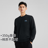 运动休闲百搭卫衣简约长袖 拓路者春季 圆领印花上衣男式 套头内搭