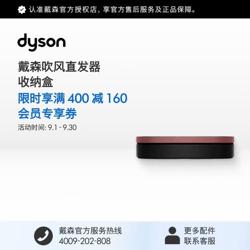 戴森直板夹直发梳收纳盒