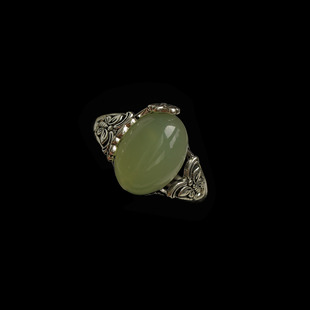 Vintage古着Ancient and Onyx Ring复古银色戒指 Silver