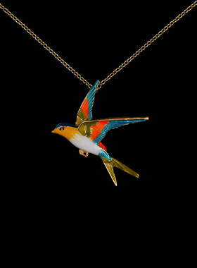 Vintage古着Nimble and quick复古项链