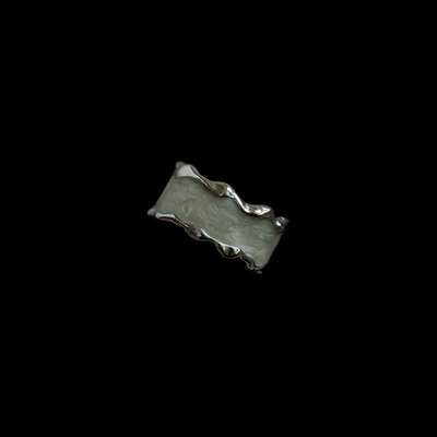 古着vintage不规则波浪戒指