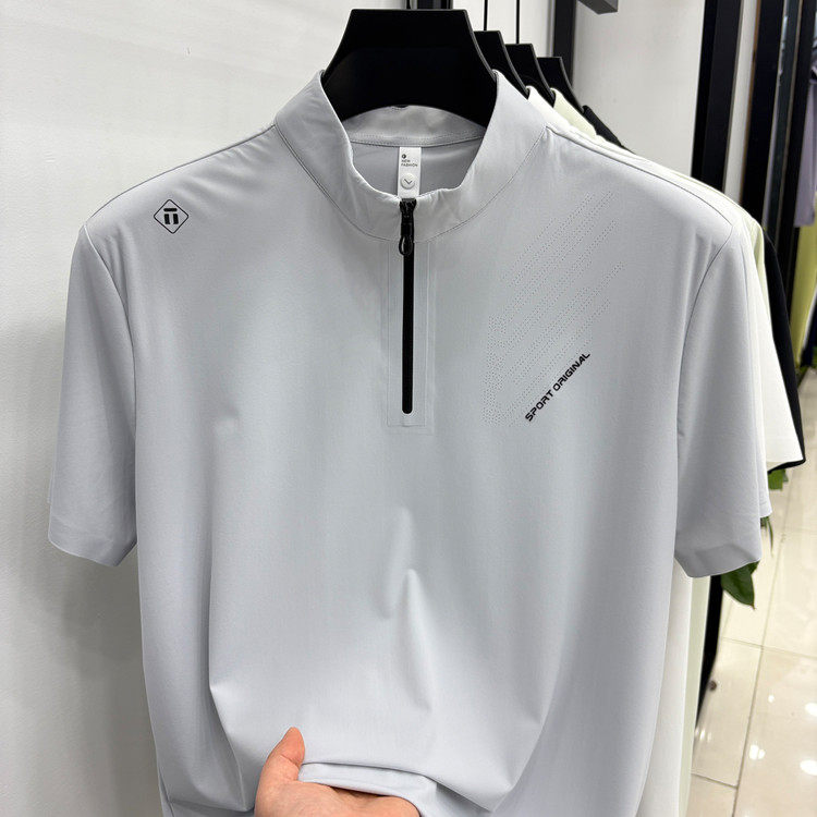 翻领常规宽松其它锦纶T恤