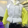Hem vest cotton có thể tháo rời 2018 của phụ nữ mùa thu đông chéo dây kéo eo áo vest nữ - Áo vest shop áo khoác nữ hàn quốc