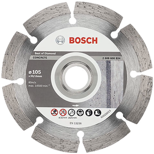 博世云石片专业型连续边节段式陶瓷瓷砖切割直径105mm孔径20/16