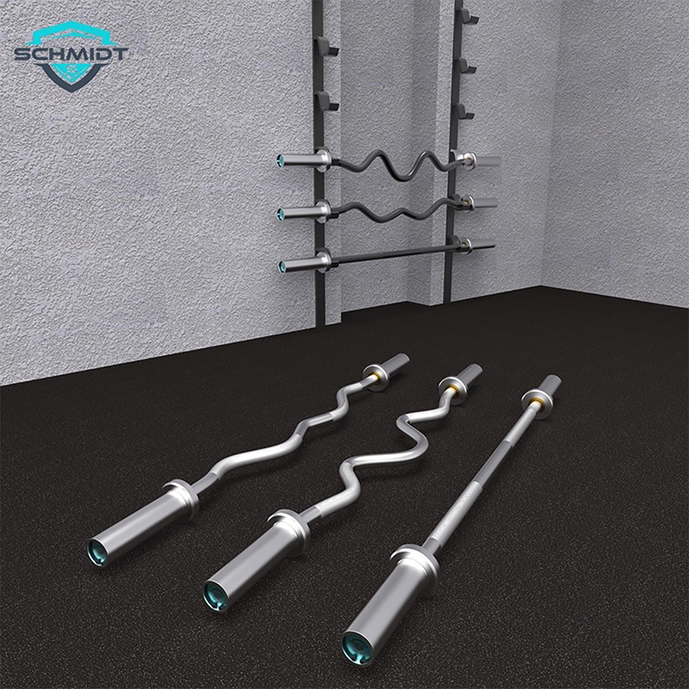 schmidt合金国标ob47小曲杠铃杆