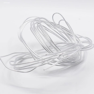 手工diy铁丝遮阳渔夫帽定型条帽沿金属圈透明包胶铝线兔耳朵发箍