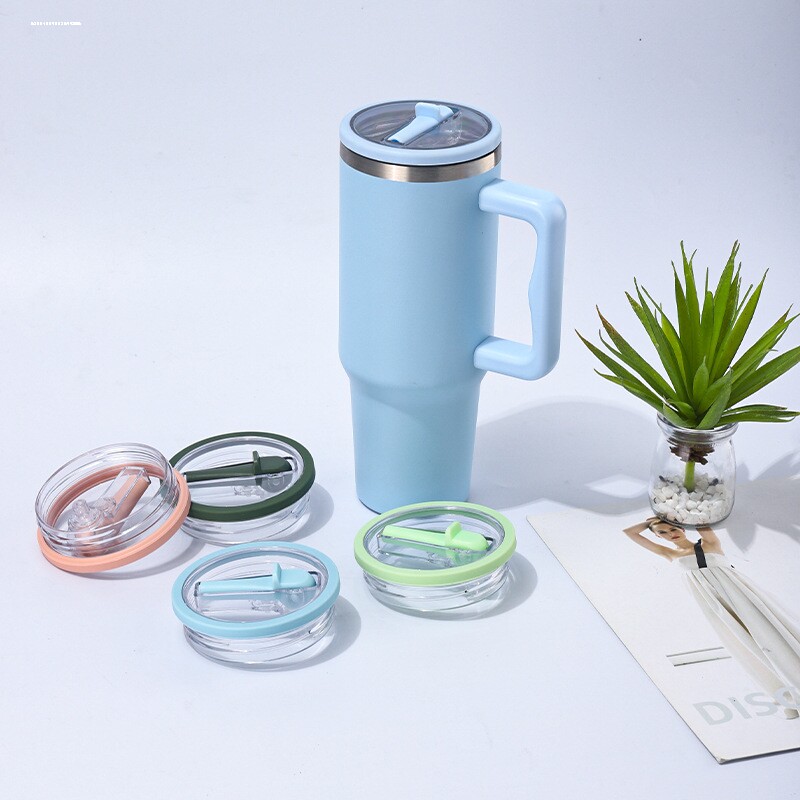 适用Stanley40oz防漏杯盖史丹利1.18L杯配件密封盖可折叠吸管盖图片
