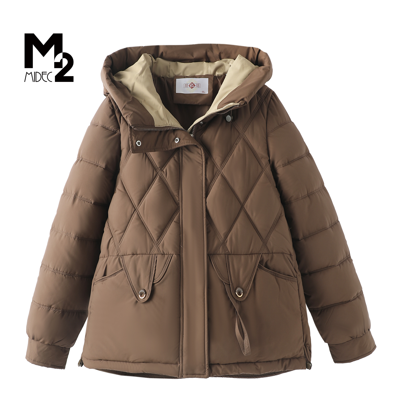 M2女装中年妈妈时尚棉衣