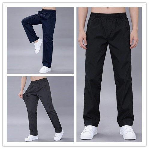 夏季男士速干直筒裤宽松薄款弹力休闲长裤春秋透气运动百搭潮流裤