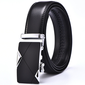 简约潮人 带青年韩版 帝狼世家皮带男士 自动扣真皮腰带百搭年轻人裤