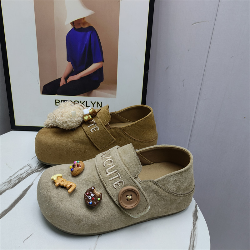 撤柜断码处理2026新款女鞋复古风魔术贴勃肯鞋女圆头搭扣女单鞋,女鞋,勃肯鞋/软木鞋,淘宝优惠券,粉丝福利购,淘宝优惠卷