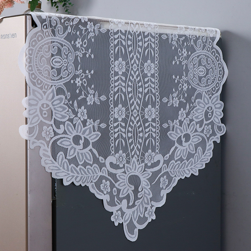 韩式蕾丝冰箱盖布双开门冰箱防尘盖巾洗衣机罩餐桌茶几多用盖巾
