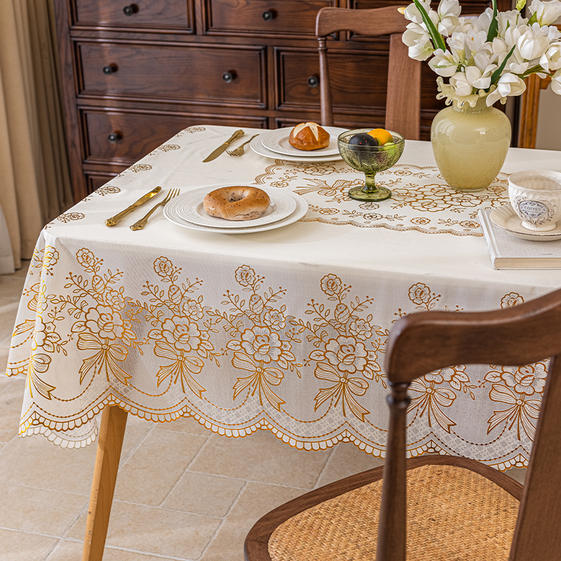 防水防油防烫桌布蕾丝