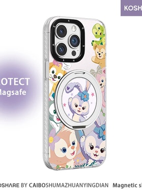 玲娜贝儿旋转支架适用苹果16promax手机壳iphone15小米14华为mate60pro女Pura70新款opporeno13荣耀vivoS20