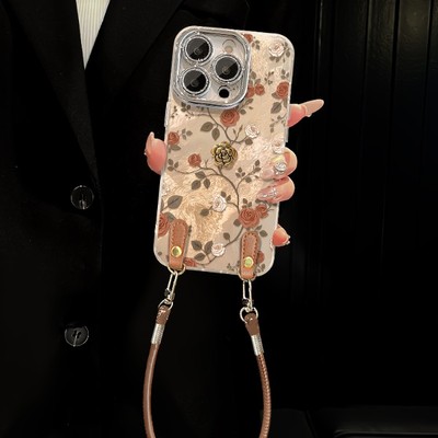 精孔冰川纹咖色玫瑰适用多型号