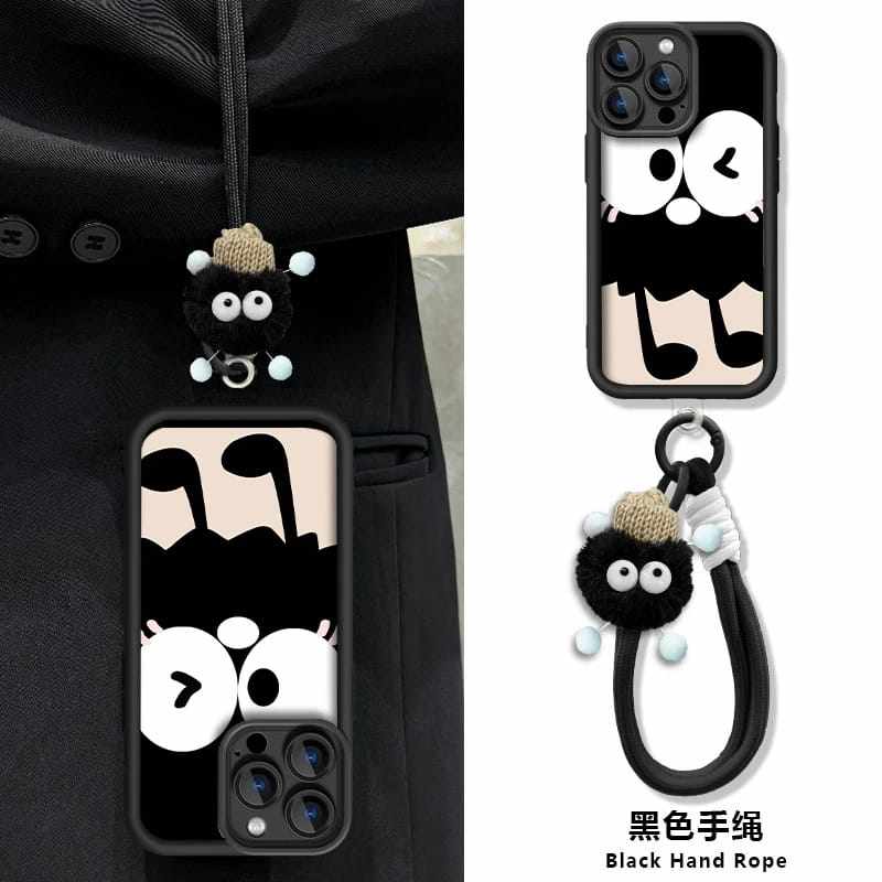 天眼小羊皮碳煤球适用苹 果16promax手机保护壳iphone15/14华为mate60pro女Pura70荣耀200女/Reno12/S19小米,3C数码配件,手机保护套/壳,淘宝优惠券,粉丝福利购,淘宝优惠卷