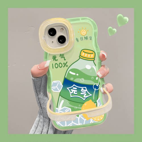 夏日饮料汽水双支架适用手机壳