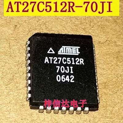 AT27C512R-70JI AT27C512R-12JI 汽车电脑板存储器芯片  全新