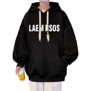 秋冬季设计感连帽卫衣男2026新款情侣美式高街重磅oversize外套潮