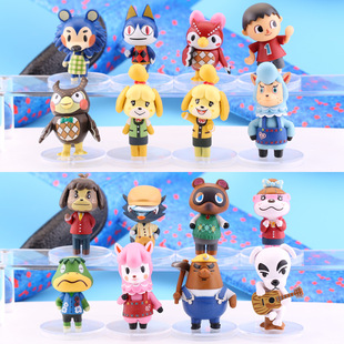 盲盒手办盲盒动物森友会手办游戏周边蛋糕摆件玩偶公仔烘焙配件车
