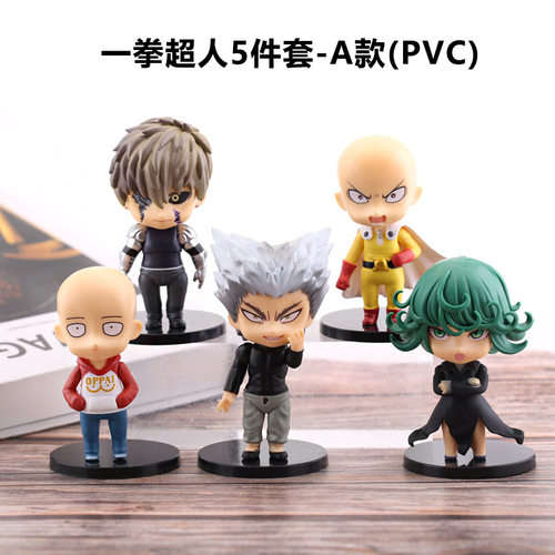 盲盒手办动漫周边一拳超人龙卷琦玉杰诺斯手办蛋糕烘焙摆件盲盒扭
