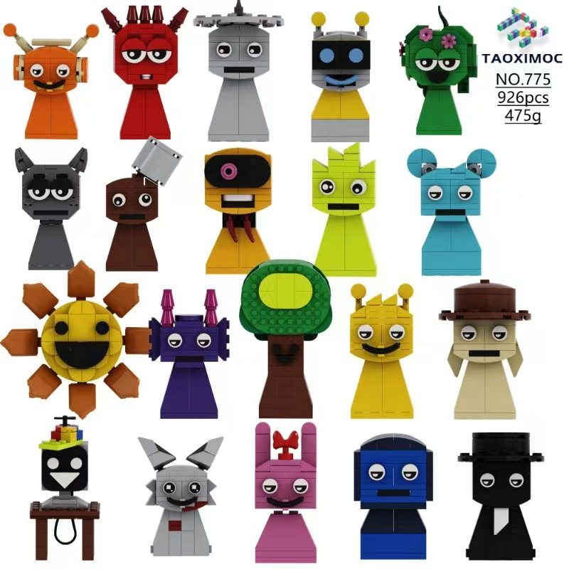 跨境新品Sprunki Plush节奏盒子毛绒玩具玩偶娃娃儿童游戏周边ins
