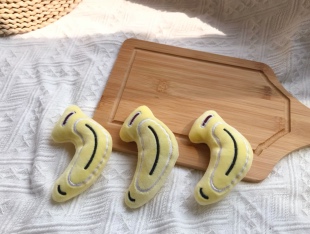 狗狗发声玩具小香蕉BB叫摇铃小马小幼犬小型犬猫咪小泰迪磨牙