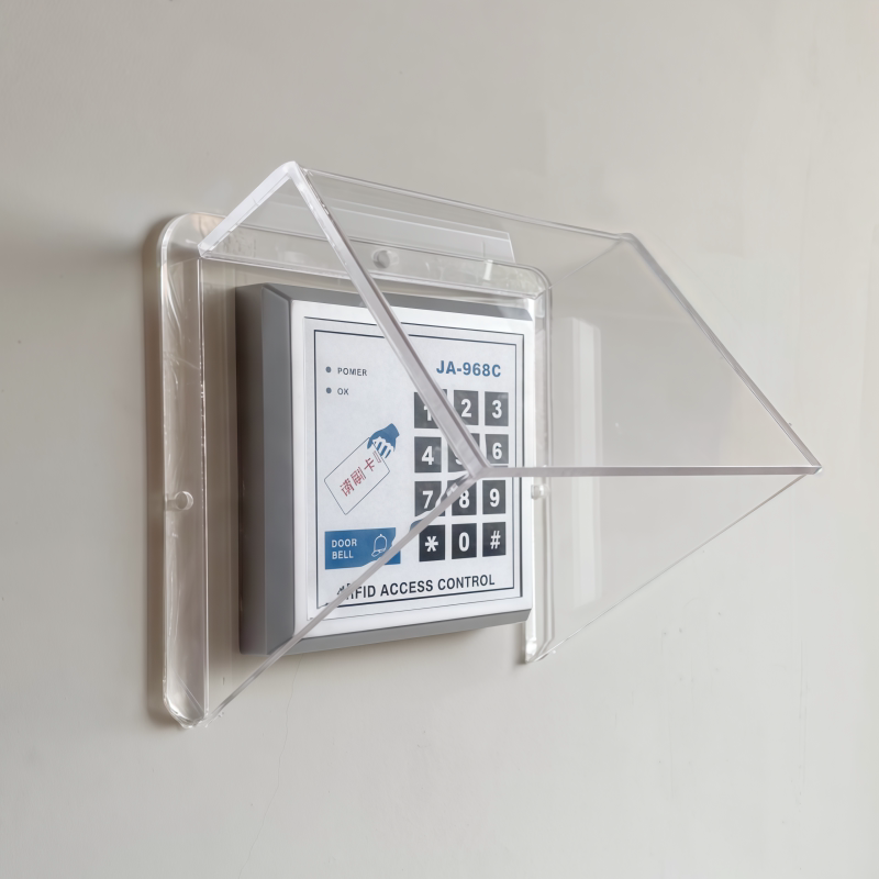 室外门禁指纹机防水罩F7防晒密码打卡挡雨考勤机防雨罩户外防护罩