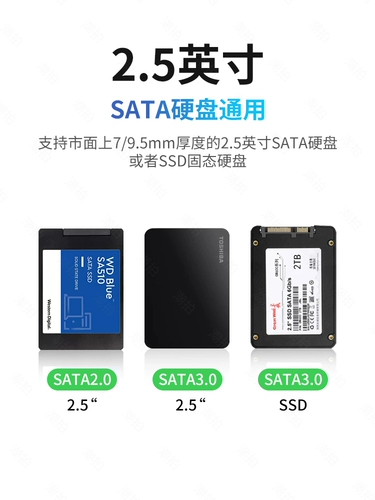 Мобильный жесткий диск 2,5-дюймовый USB3.0 для ноутбука, механический SATA, твердотельный внешний SSD, универсальный