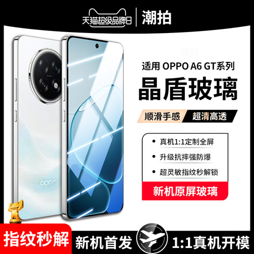 适用oppoA6GT钢化膜防窥A6新款oppo手机贴膜GT全屏覆盖oppa6全包opopa6防偷窥opρo蓝光0pp0ppoa6防摔5G高清