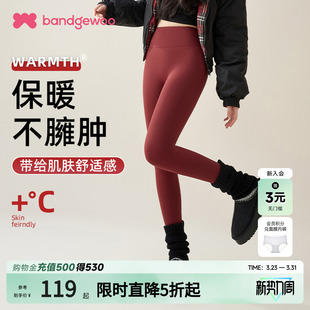 加绒保暖裤 阪织屋轻塑鲨鱼裤 外穿打底裤 无勒感高腰瑜伽裤 女加大码