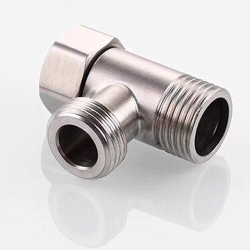 304不锈钢三通一分二活接内外丝