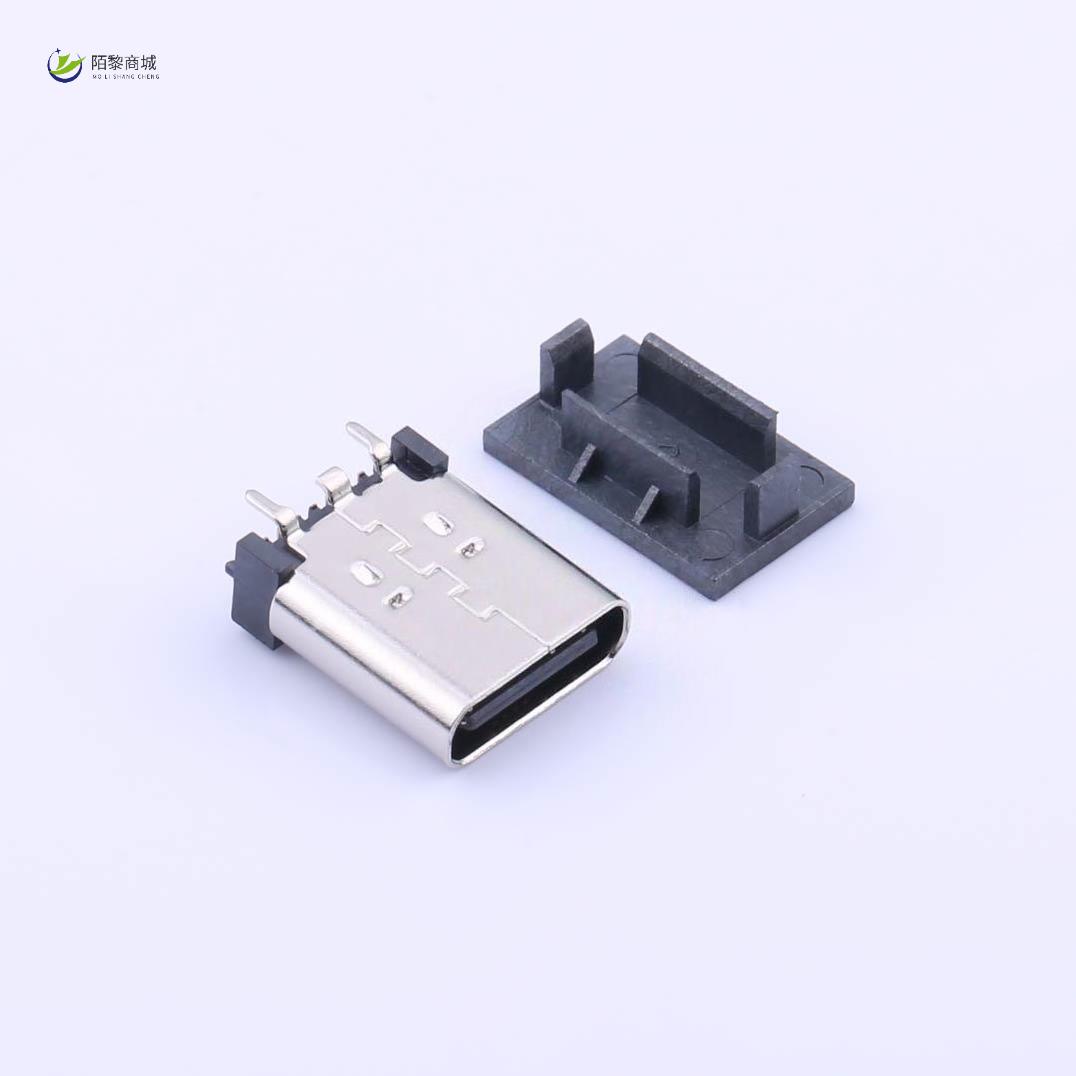 全新原装GT-USB-7051A正品/Type-C 母座 立贴