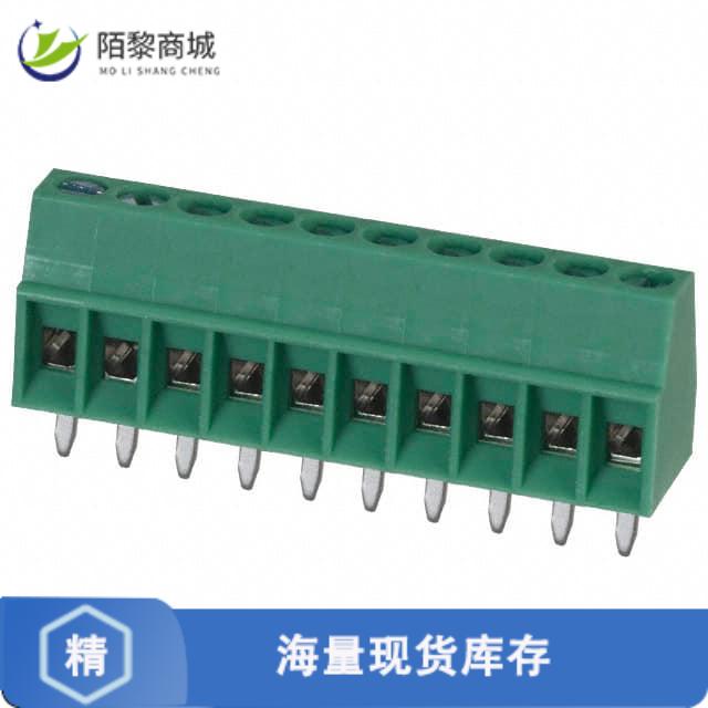 全新原装1725737正品/TERM BLK 10P SIDE ENT 2.54MM PCB