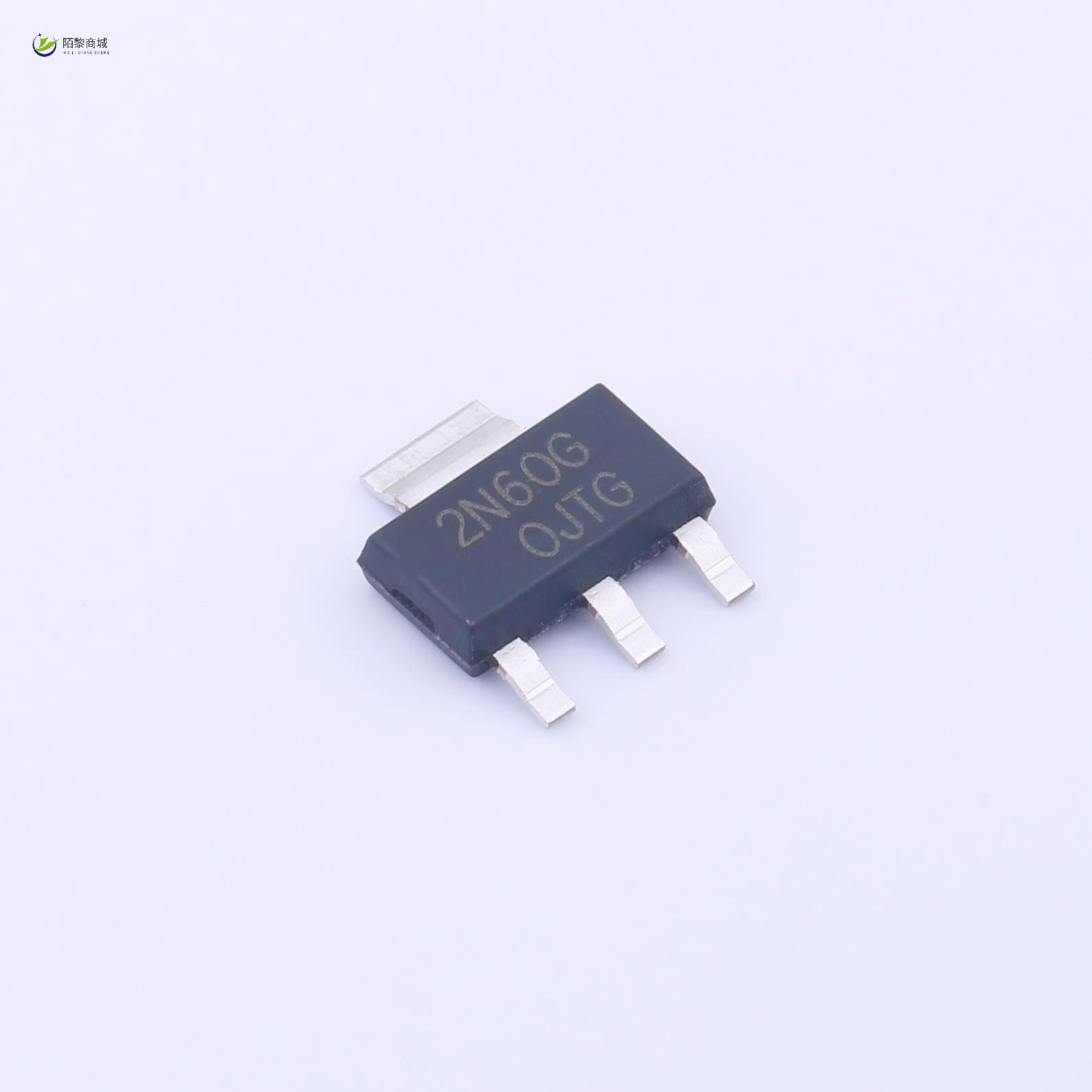 全新原装2N60G正品/N沟道 漏源电压(Vdss):600V