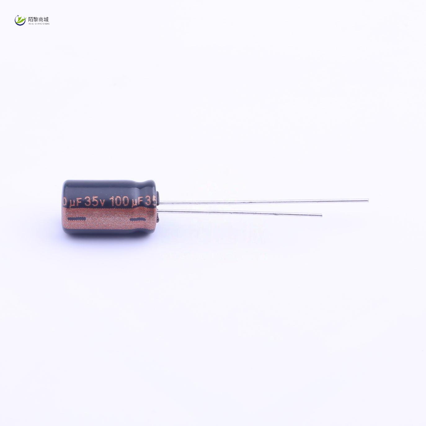 全新原装RXW101M1VBK-0611正品/100uF ±20% 35V