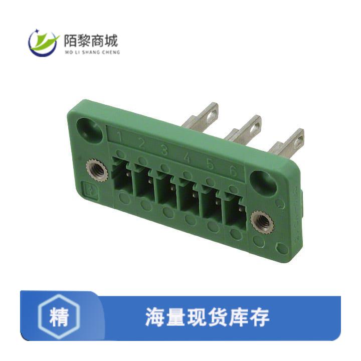 全新原装1829387正品/TERM BLK HEADER 6POS GREEN