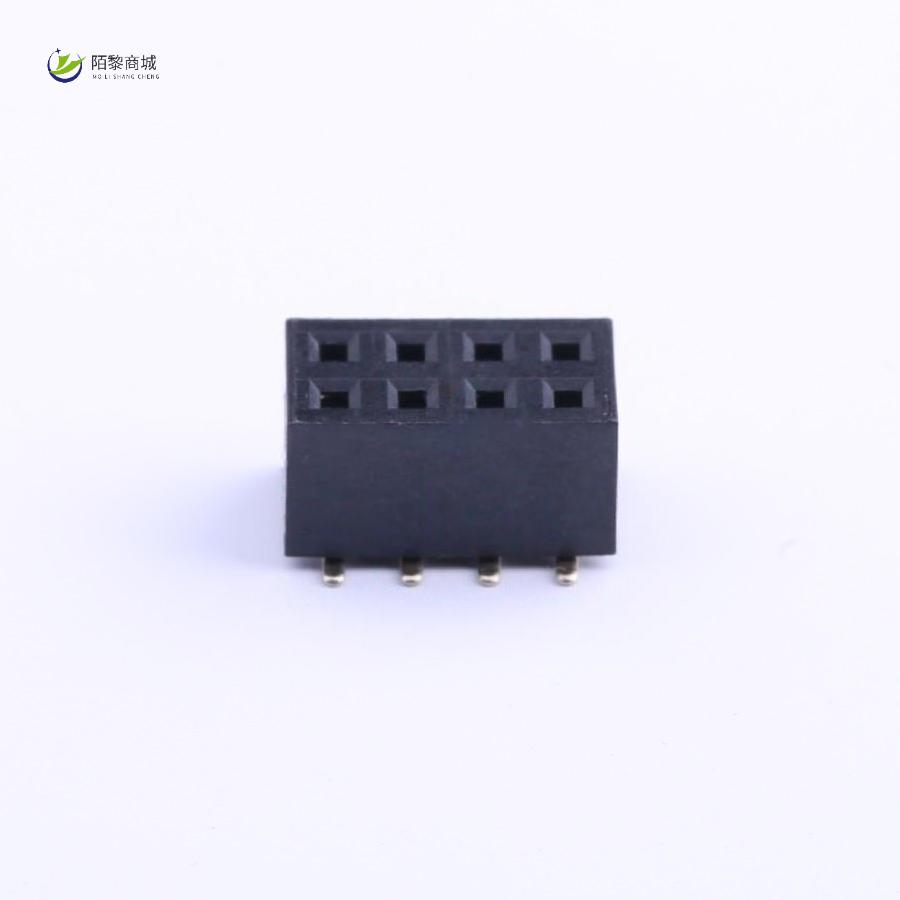 全新原装2.0-2*4P立贴母正品/排母 间距2.00mm 8Pin(
