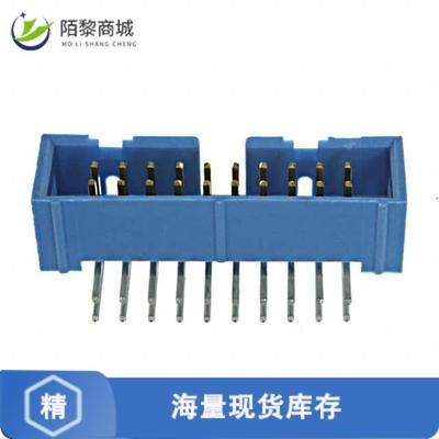 全新原装2-1761605-7正品/CONN HEADER R/A 20POS 2.54MM