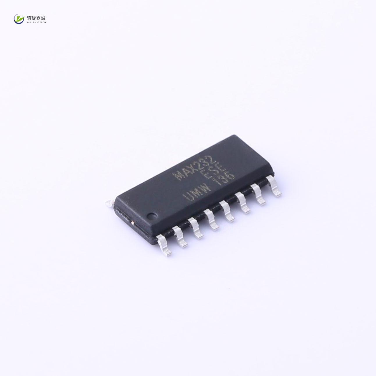 全新原装MAX232ESE正品/+5个V供电、多通道RS-232
