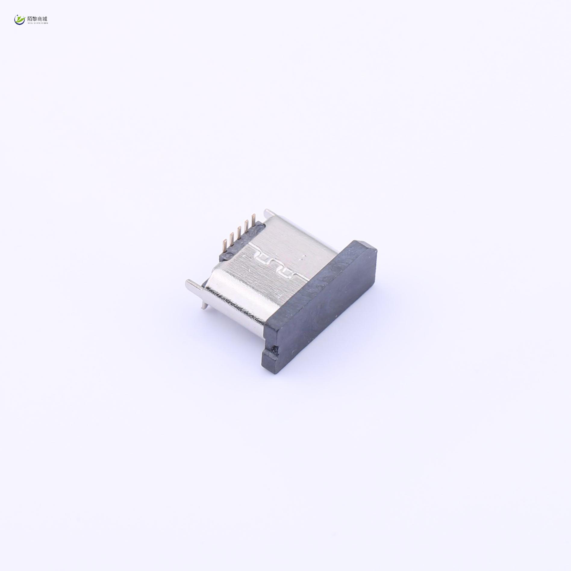 全新原装USB-MR-D-049正品/ 母座 立贴180-SMT 无边B型