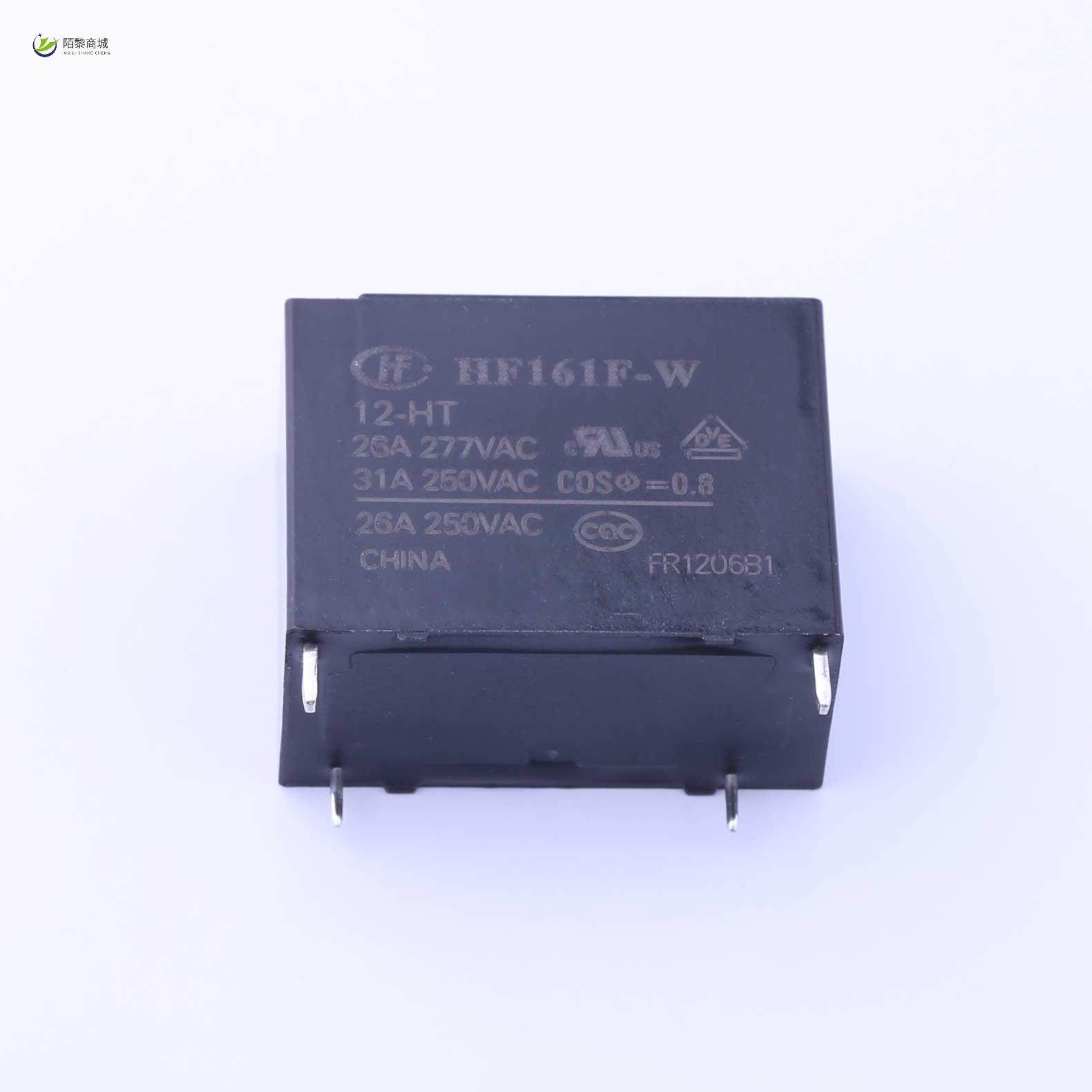 全新原装HF161F-W/12-HT正品/功率继电器 26A SPST-NO