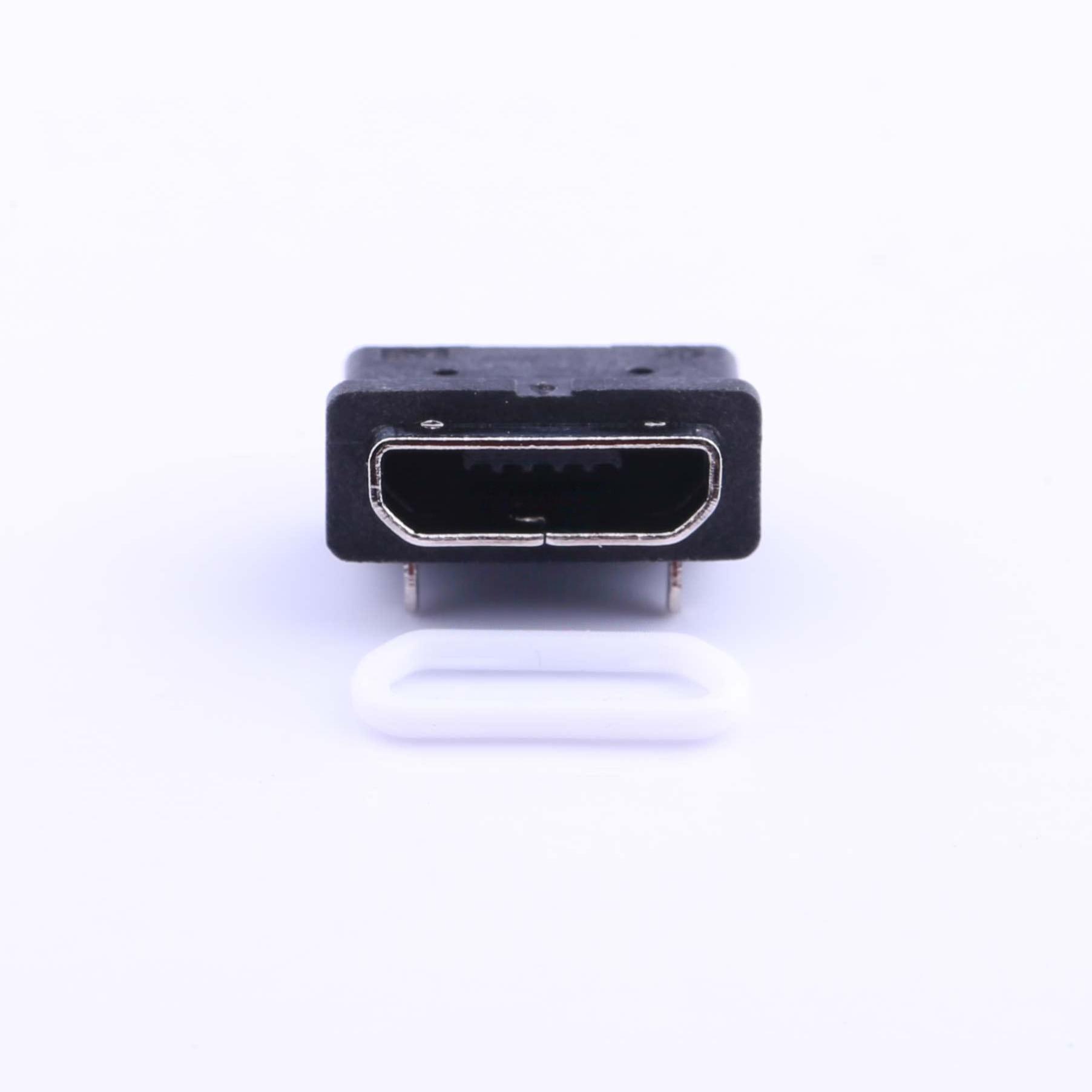 全新原装U-E-M5DW-W-1正品/Micro-B 母座 两件套