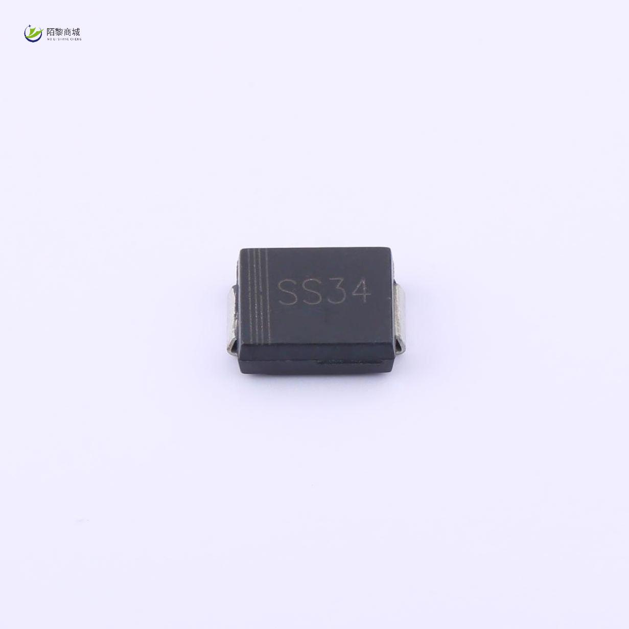 全新原装SS34正品/40V 3A 550mV@3A SMC