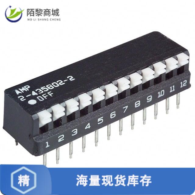 全新原装2-435802-2正品/SWITCH PIANO DIP SPST 25MA 24V