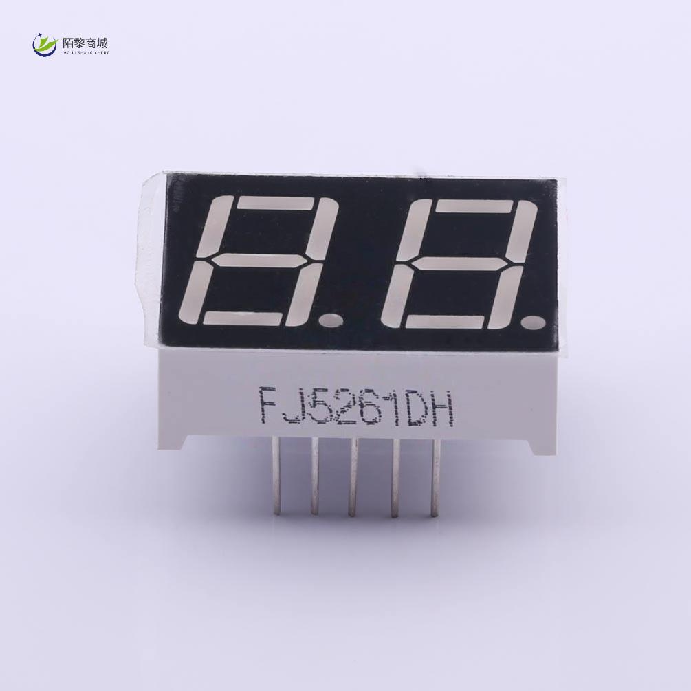 全新原装FJ5261DH正品/两位0.56英寸红色共阳数码管