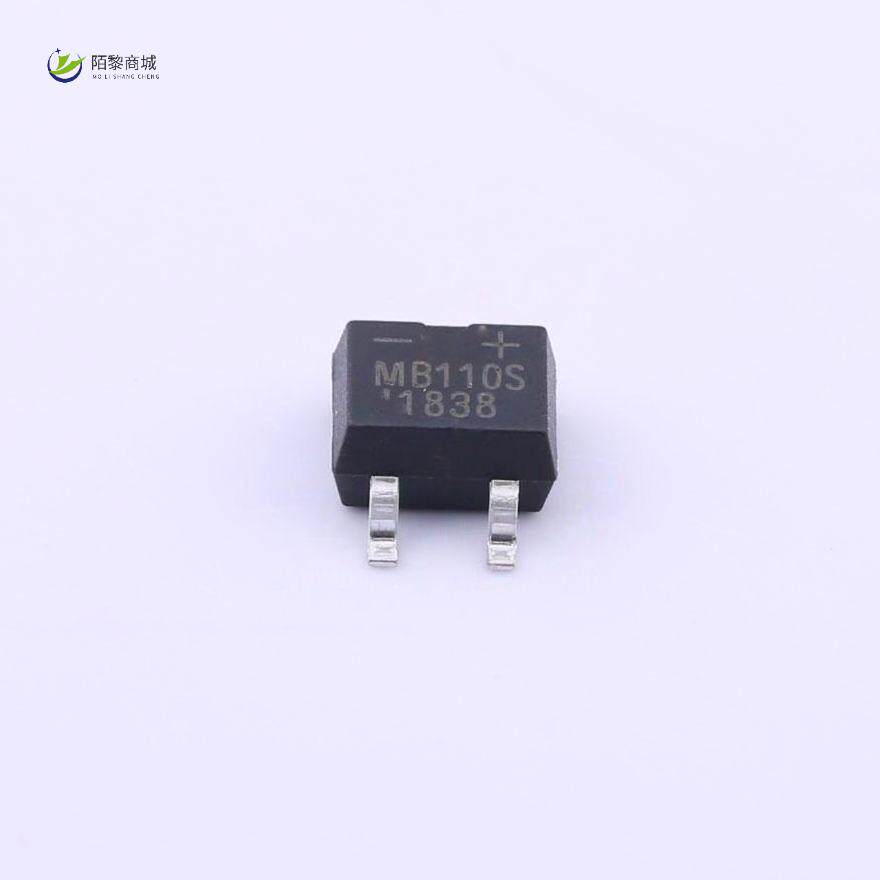 原装正品MB110S全新1A表面安装肖特基电桥 VR=100V IR=