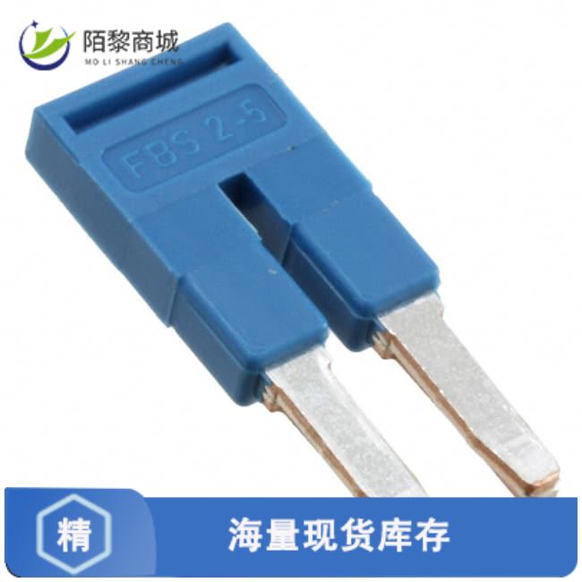 全新原装3036877正品/JUMPER TERM BLK 2POS FLAT PIN