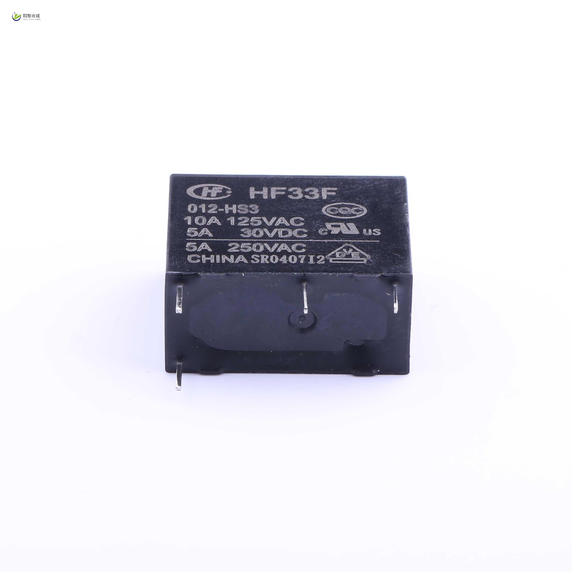 全新原装HF33F/012-HS3正品/功率继电器 单刀单掷/